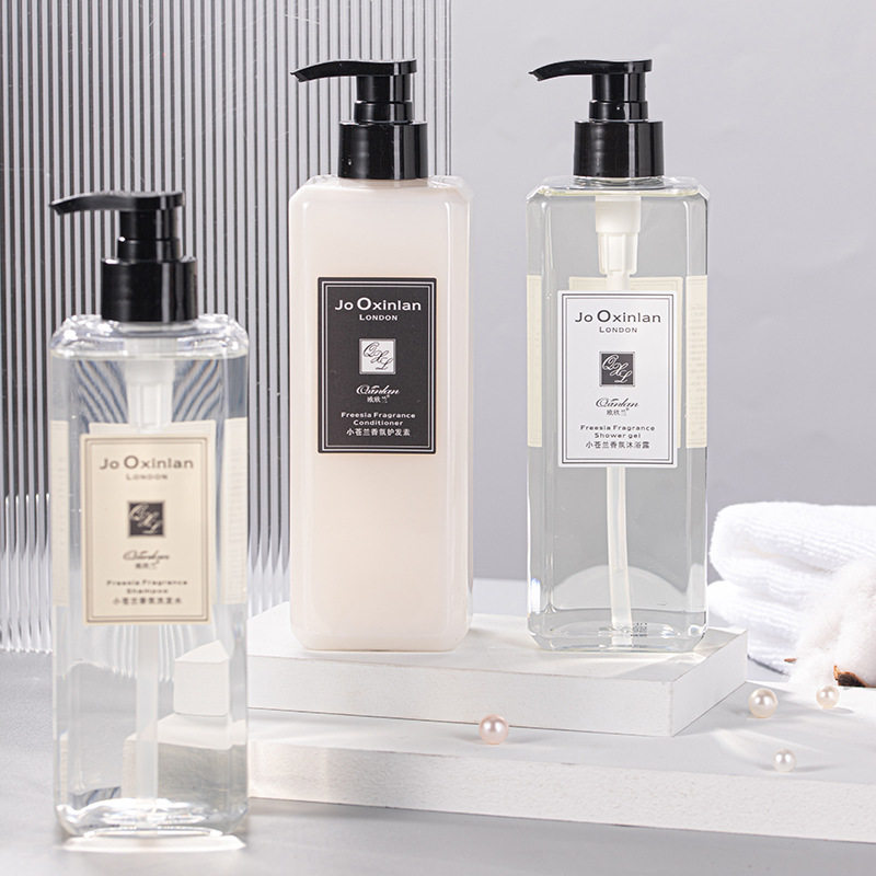 欧欣兰小苍兰洗发水沐浴露护发素500ml大瓶持久久留洗护洗护套装