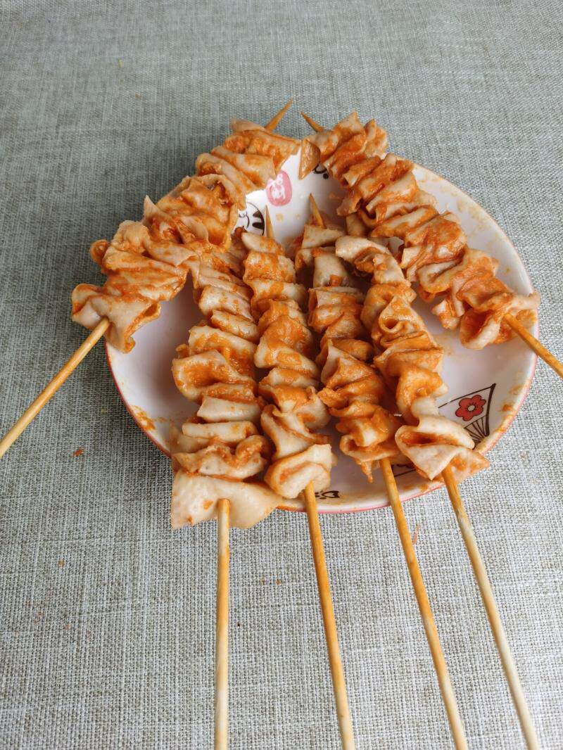 烧烤鸡皮串烧油炸腌制鸡肉20串一包大串商用其它