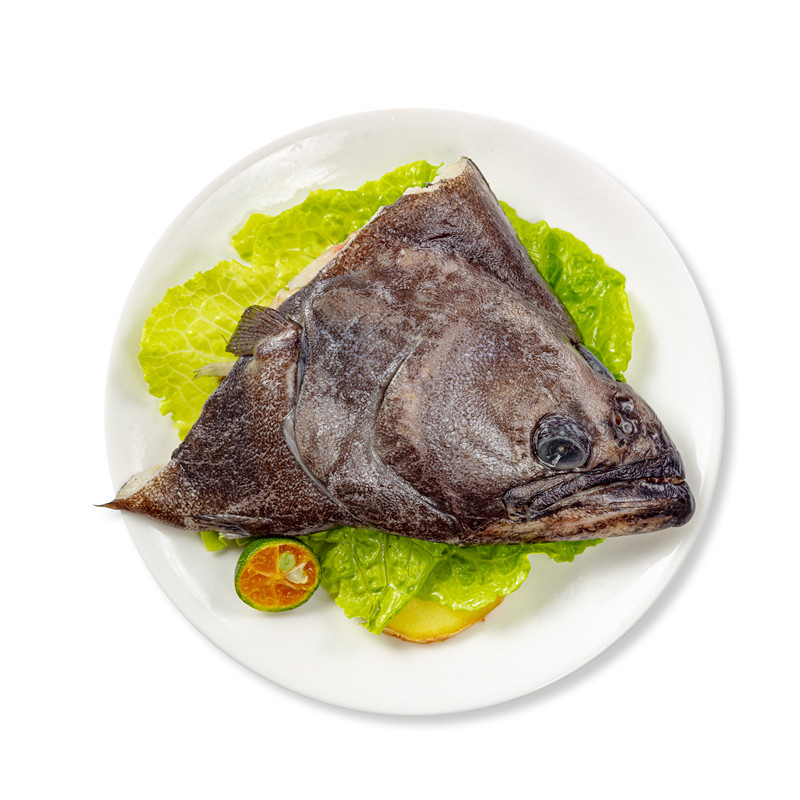 鱼头进口深海鸦片整箱超大海鲜冷冻鲽鱼