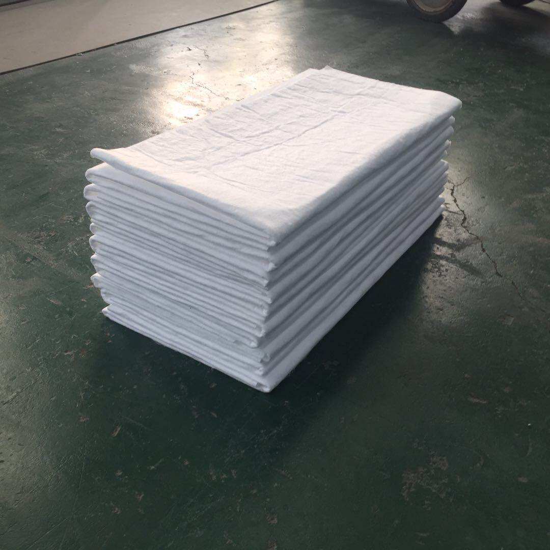 吸油工业棉吸油片大片油毡水面溢油专用清洁吸油垫