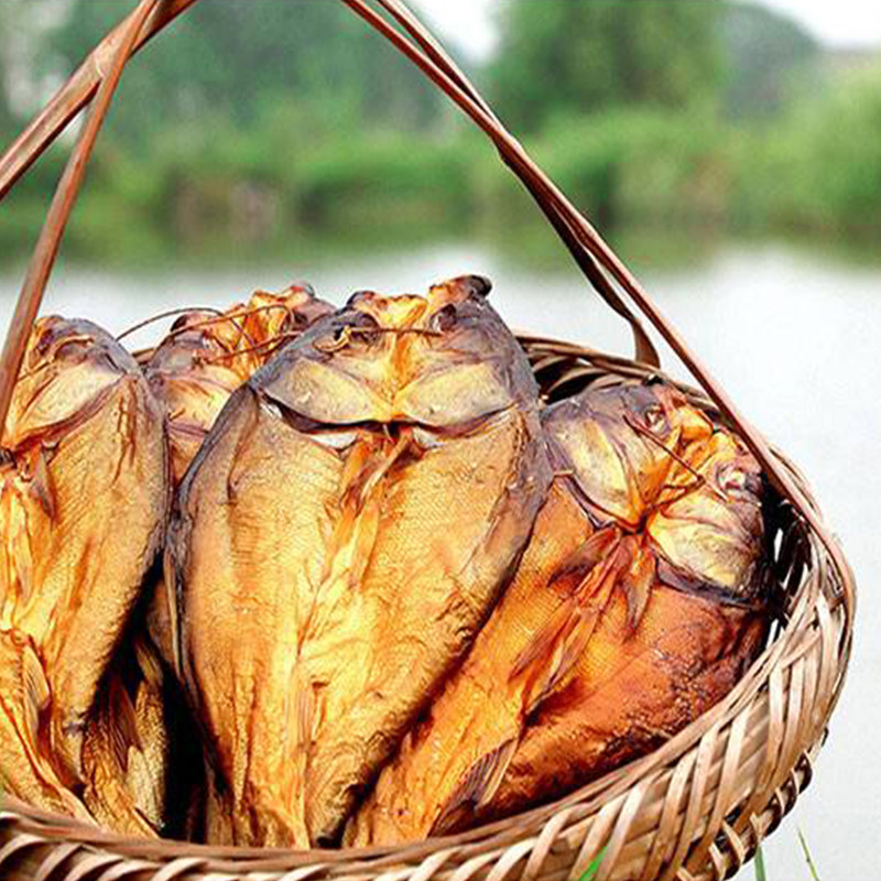 湖南特产正宗农家风味烟熏腊鱼干熏乡里腊味鱼干