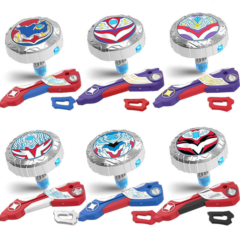灵动奥特曼英雄魔幻陀螺4代5代迪迦贝利亚捷德陀螺