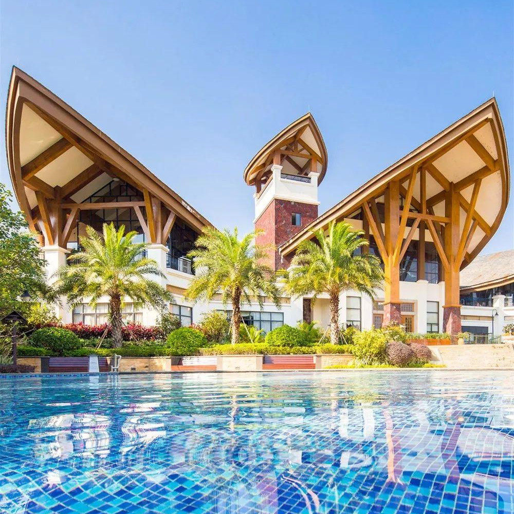 云浮天下温泉当天可订新兴悦兴悦度假酒店度假村境内酒景套餐