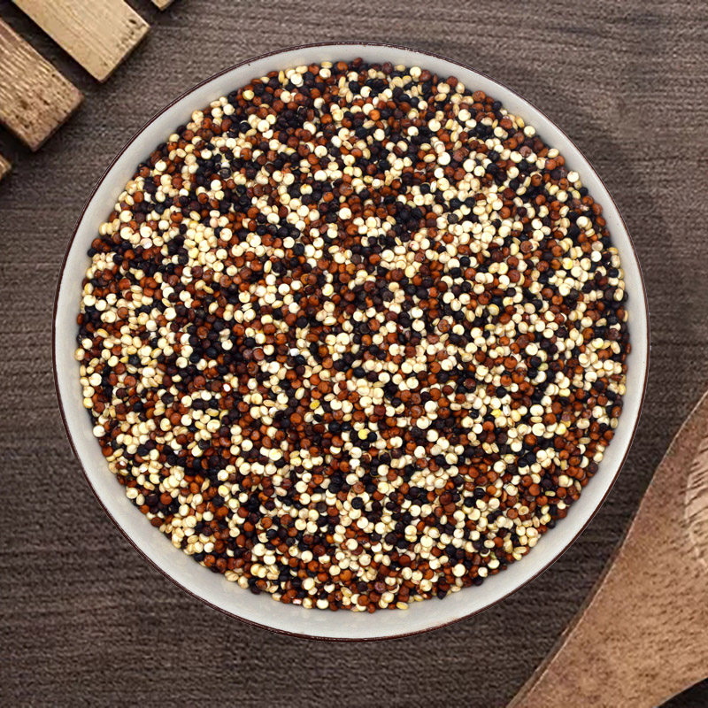 麦田藜叔三色藜麦玻利维亚进口藜麦粗粮非青海三色藜麦米盒装350g-mc