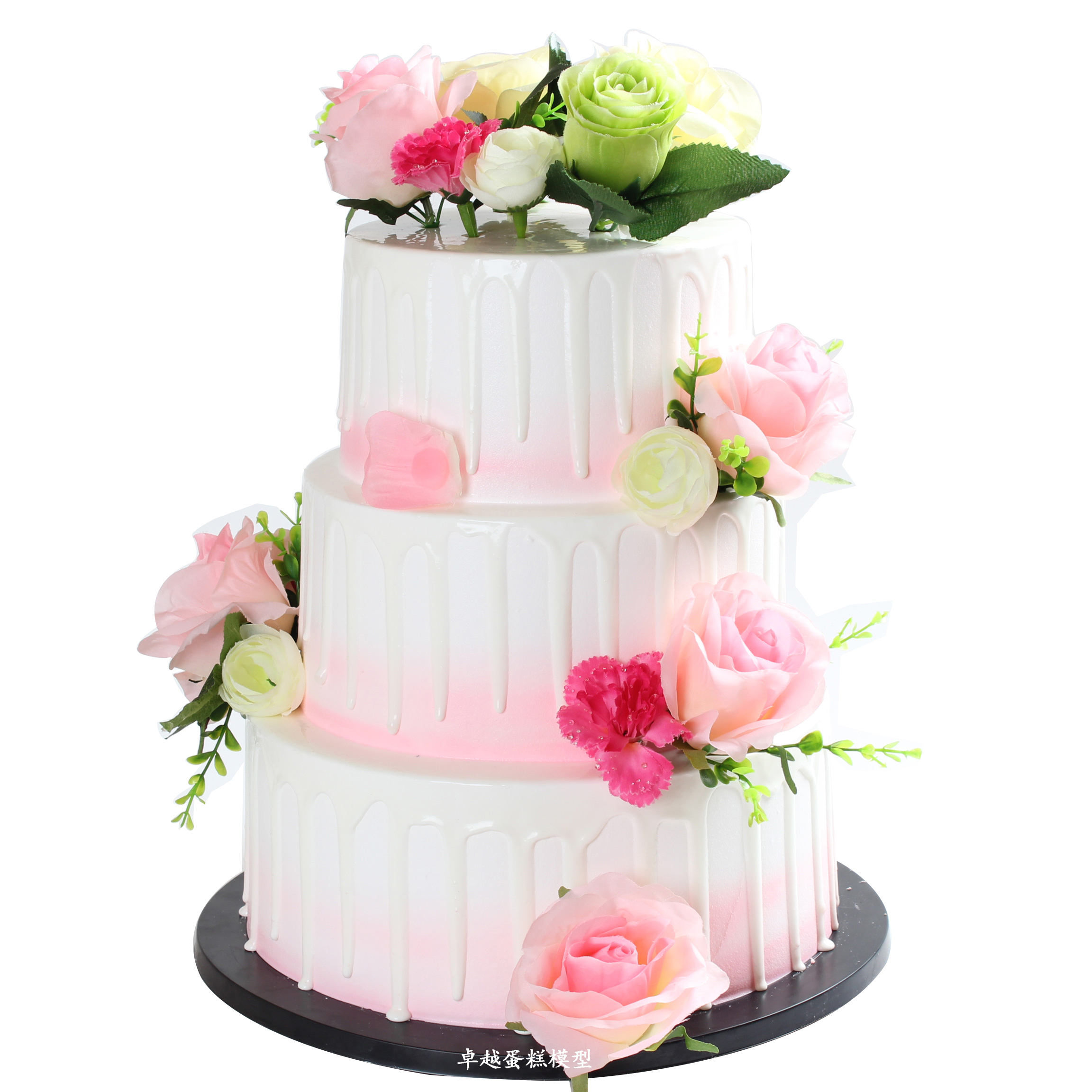模型三层加高蛋糕2020新款创意流行生日蛋糕婚庆仿真水果