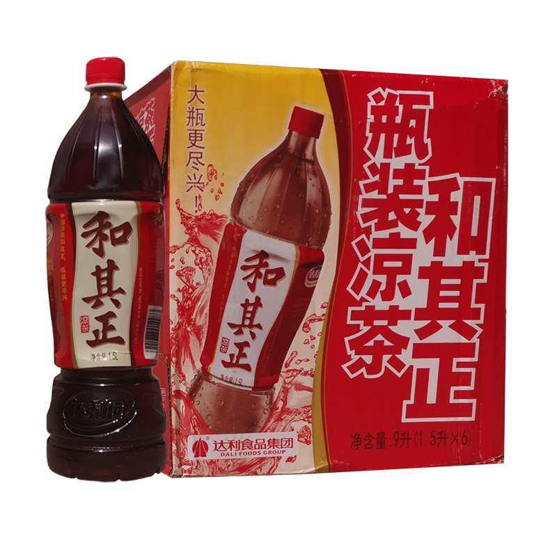 达利园和其正凉茶1.5l*6瓶整箱大瓶装饮料三箱起包邮