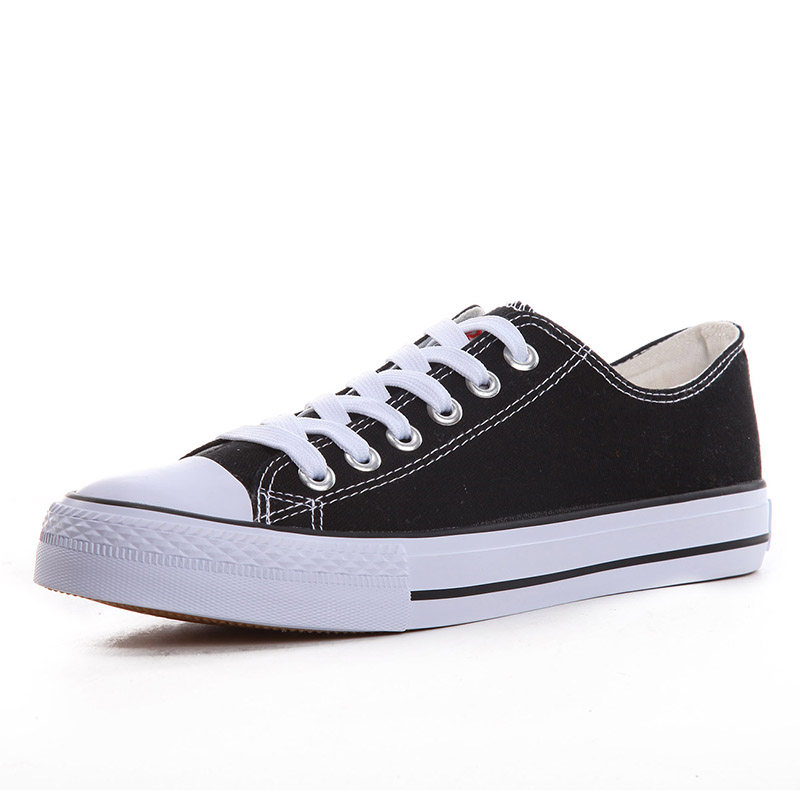 人本帆布鞋男低帮经典男人板鞋休闲大码百搭布鞋男鞋官方旗舰店鞋