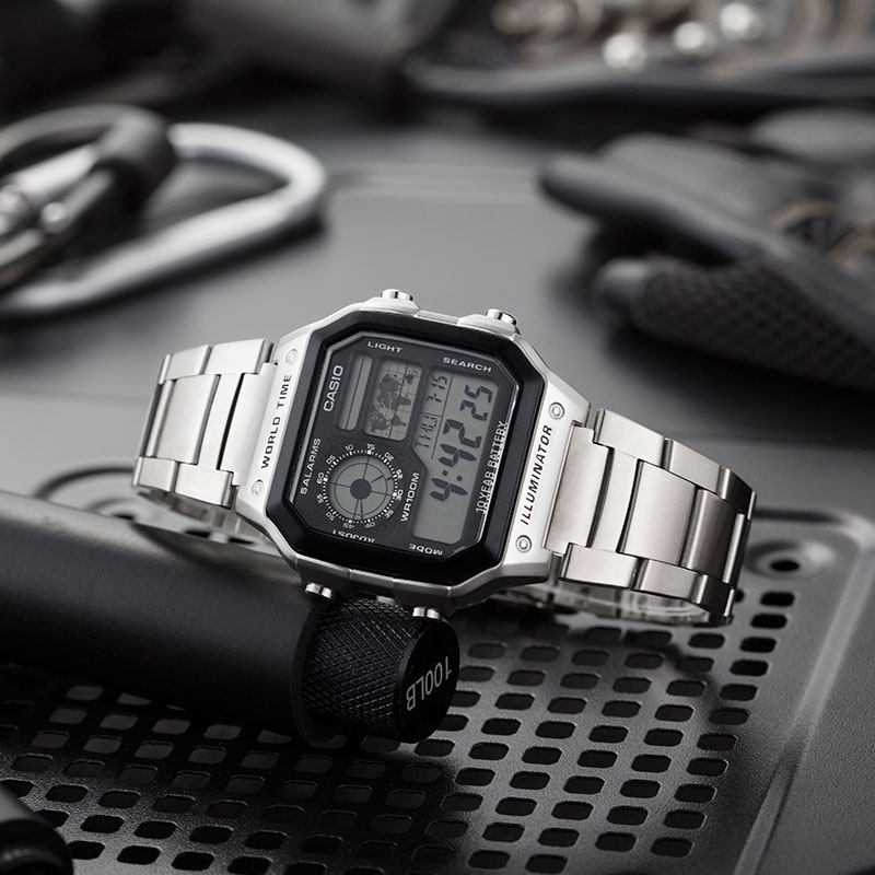 casio卡西欧手表男时尚复古方形电子表ae-1200whd-1a - 联盛优品海外