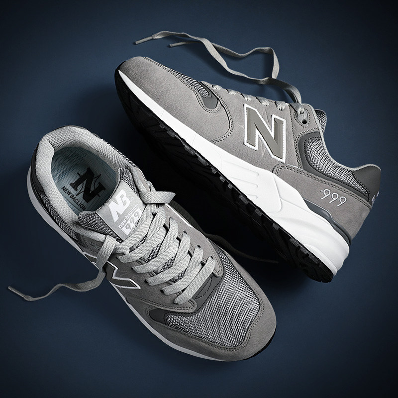 官方旗舰店官网正品男鞋冬季nb999运动鞋男浪新百伦威992元祖灰