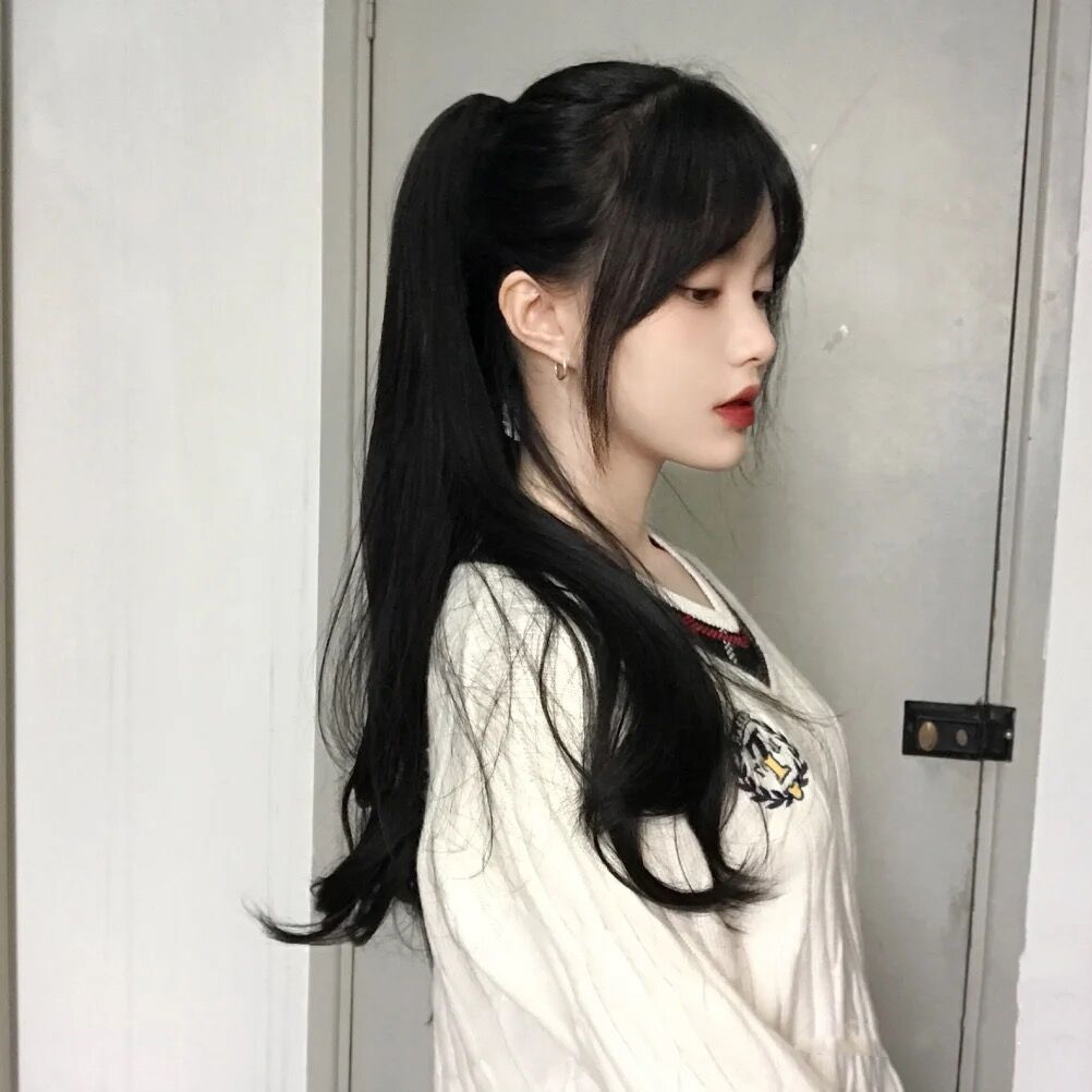 马尾假发女中中长卷发网红抓夹式大波浪马尾辫马尾