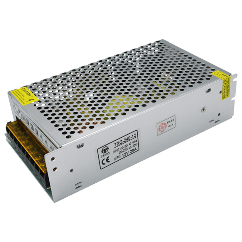 220伏转5v12v24v直流电3a5a10a20a集中供电变压器led监控开关电源led