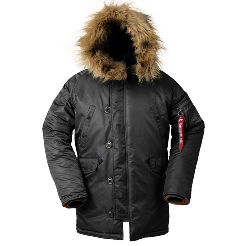 户外零下40度n3b极地防寒服军版战术棉服棉大衣军迷大衣