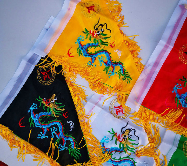 令旗旗旗旗道精品道家刺绣五色教令旗龙五行道教工艺品