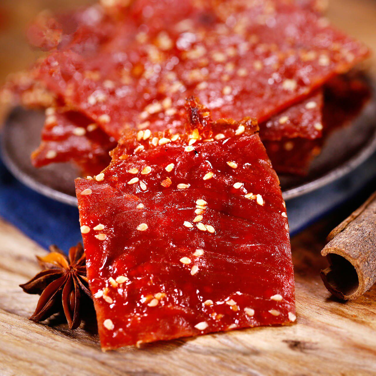 靖江食品休闲肉类多猪1斤肉干香辣猪肉类