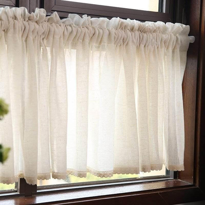 新款伸缩门帘半帘杆穿帘杆打孔小窗窗户窗帘帘杆