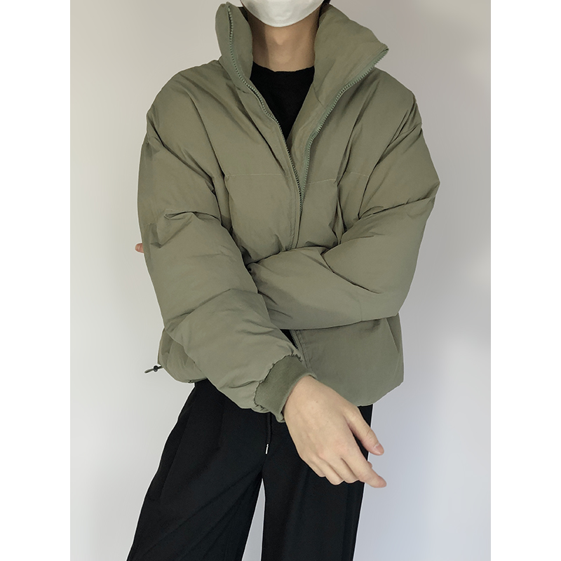 SN STUDIO/棉衣男冬季加厚宽松ins潮情侣面包服简约防风棉服外套