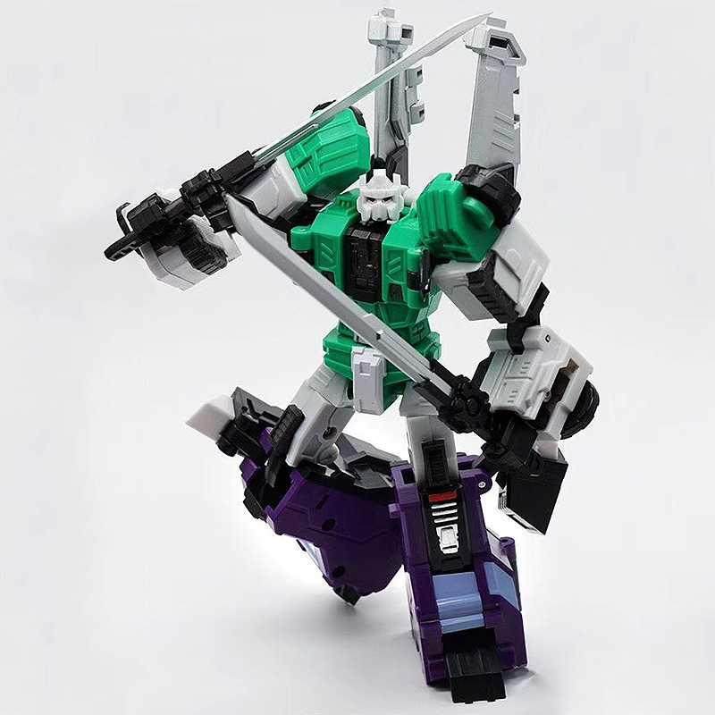 小比例模型忍者参谋 变形玩具金刚 mft六面兽mf sixshot狂 27dmh - 痕