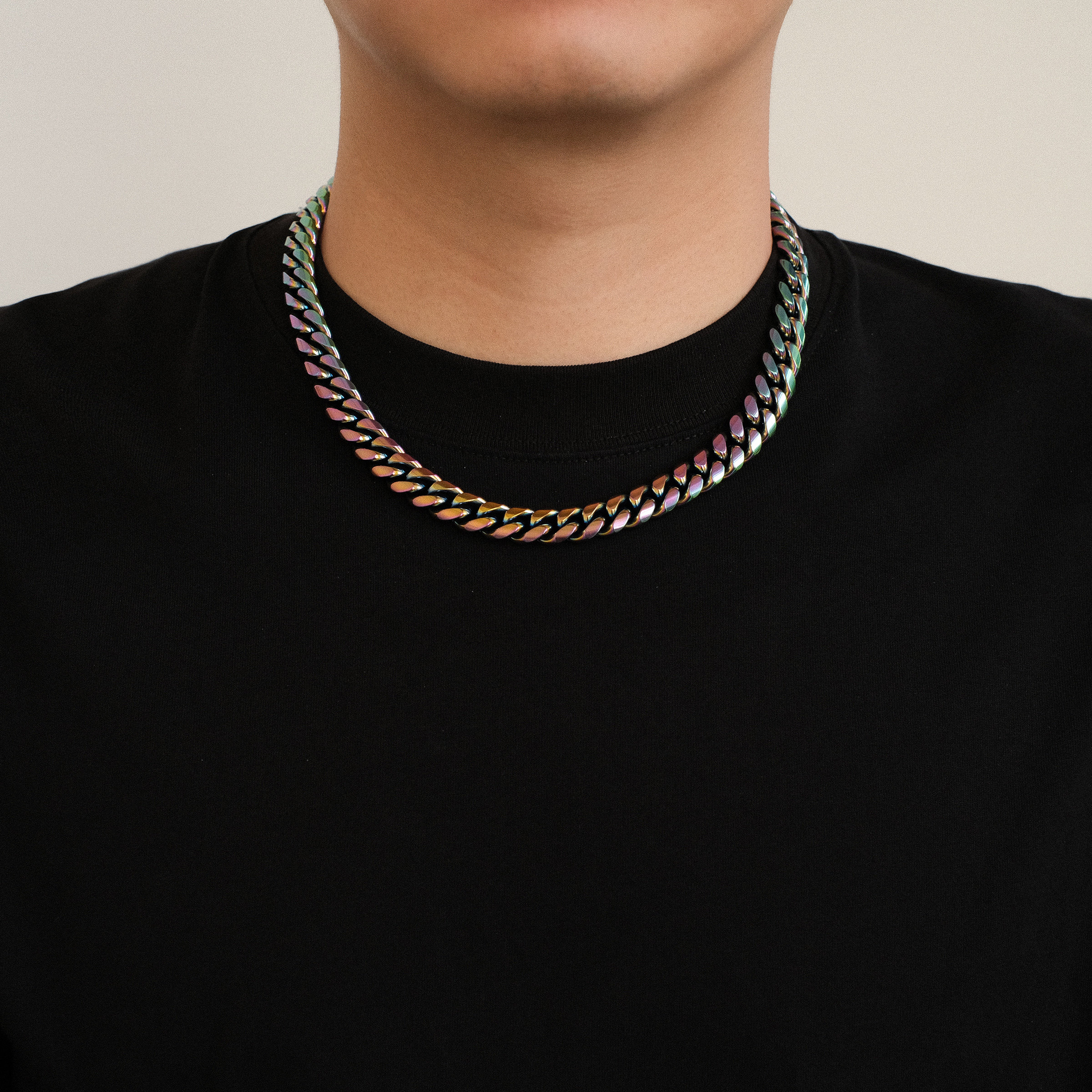 fourpin淬火炫彩古巴欧美嘻哈说唱高街百搭高品质项链