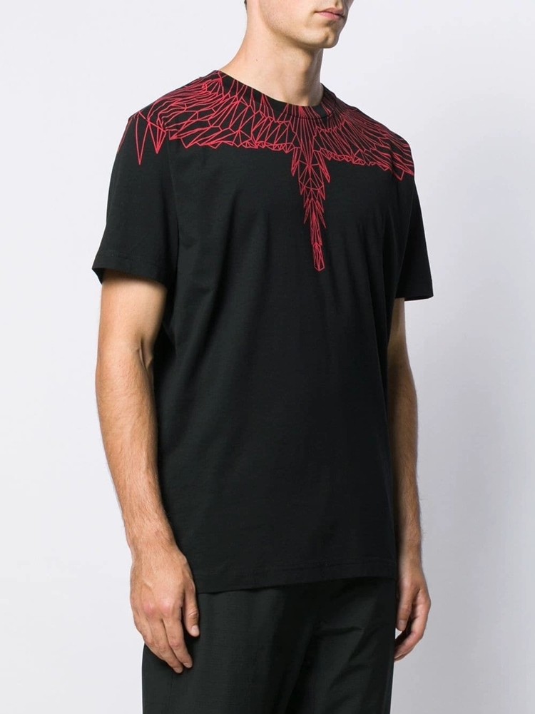 marceloburlon20ss马克布隆素描描红翅膀mb短袖t恤