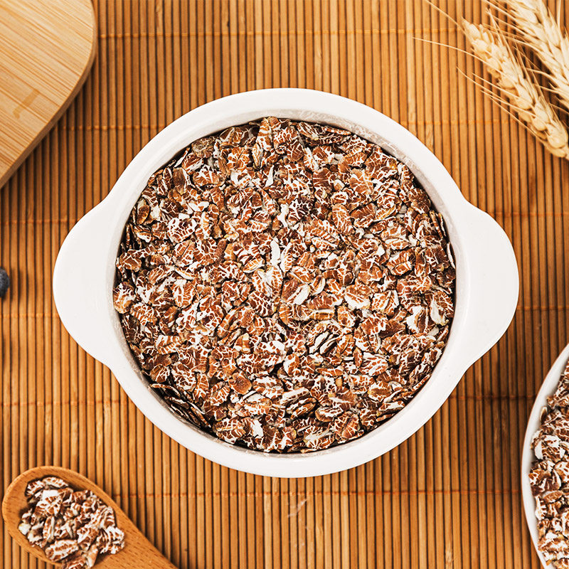 好黑麦片高纤即食无添加蔗糖饱腹早餐食品代餐水果