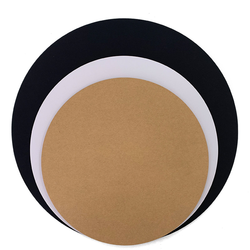 卡纸圆形纸片双面加厚纸板硬卡手工diy美术卡纸