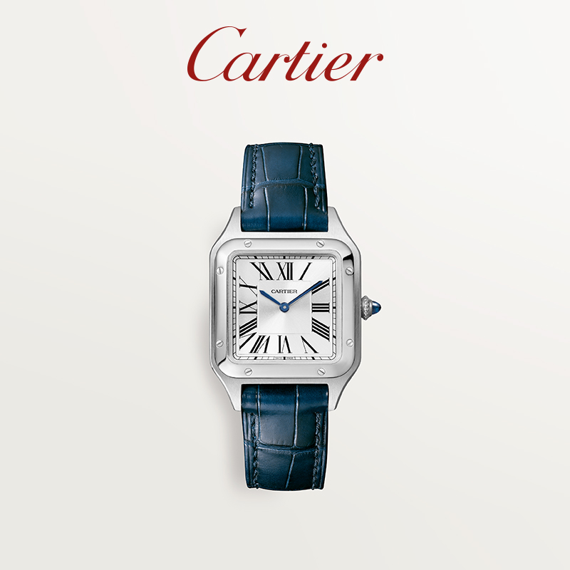Cartier卡地亚Santos-Dumont系列石英机械腕表 精钢手表