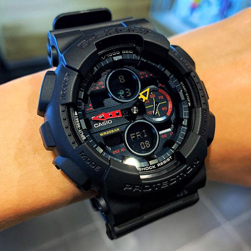 卡西欧手表gshock东京街头色彩运动表时尚新款ga140bmc1a日韩腕表