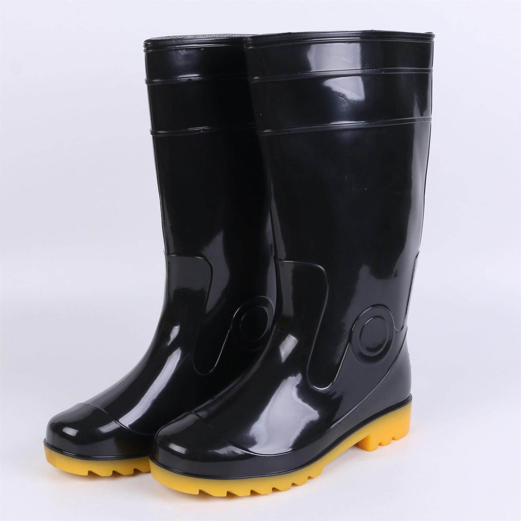 2021男防护雨鞋劳保工地鞋现雨靴防滑士高筒定制雨鞋