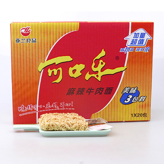 可口方便面整箱麻辣牛肉面干吃泡面干脆怀旧经典84g冲泡方便面