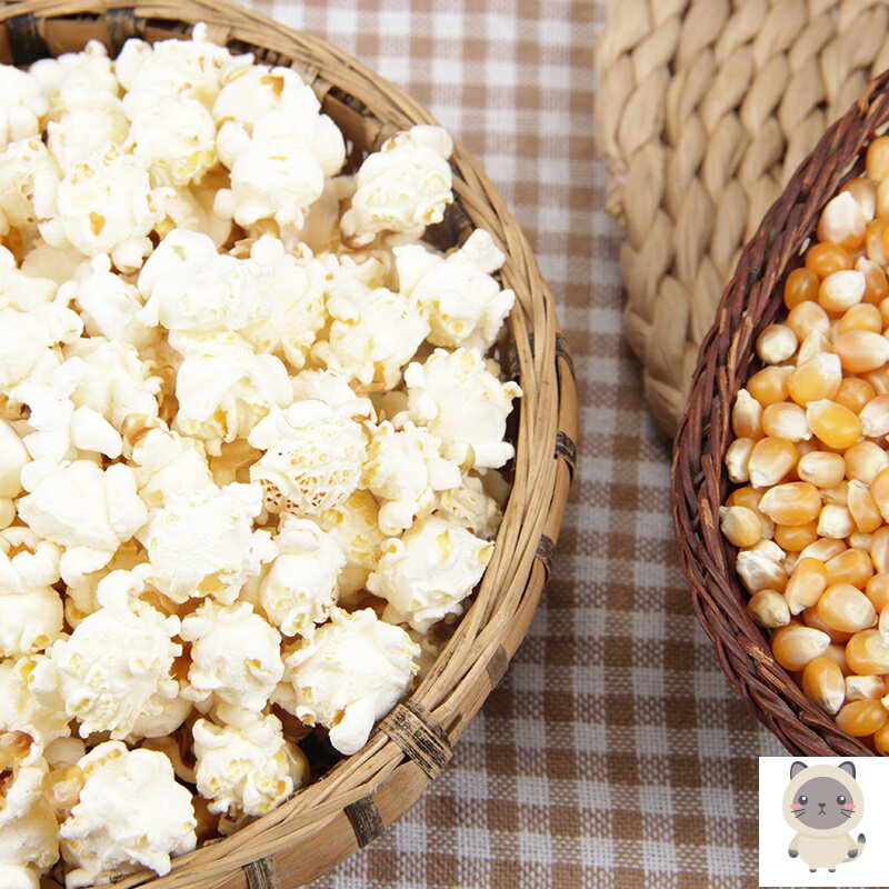 球形型爆米花玉米粒爆米花原料2斤爆裂小干玉米专用炸苞米花包谷
