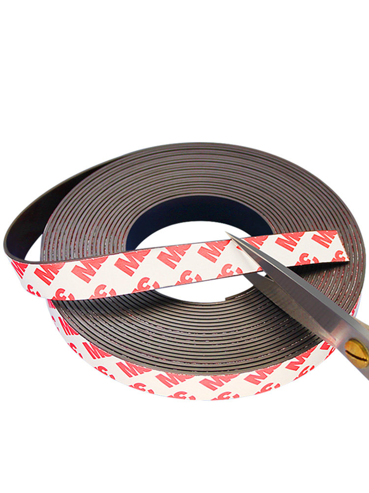 教学软磁铁贴片吸铁石磁片超薄双面3m强力背胶磁条黑板自粘固定器