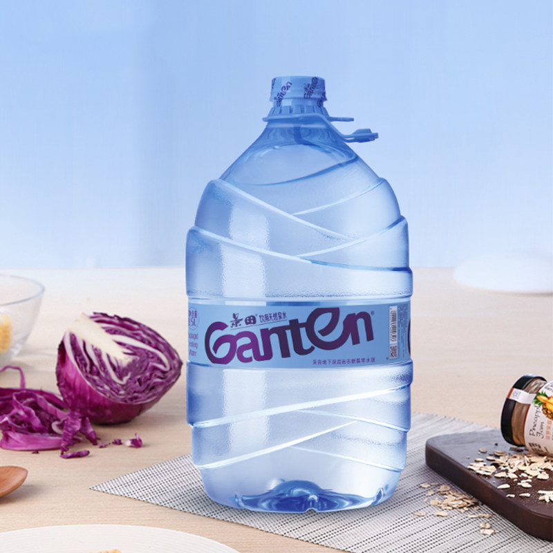 景田15l饮用天然水一次性桶装水矿泉水送货上门无需买桶饮用水