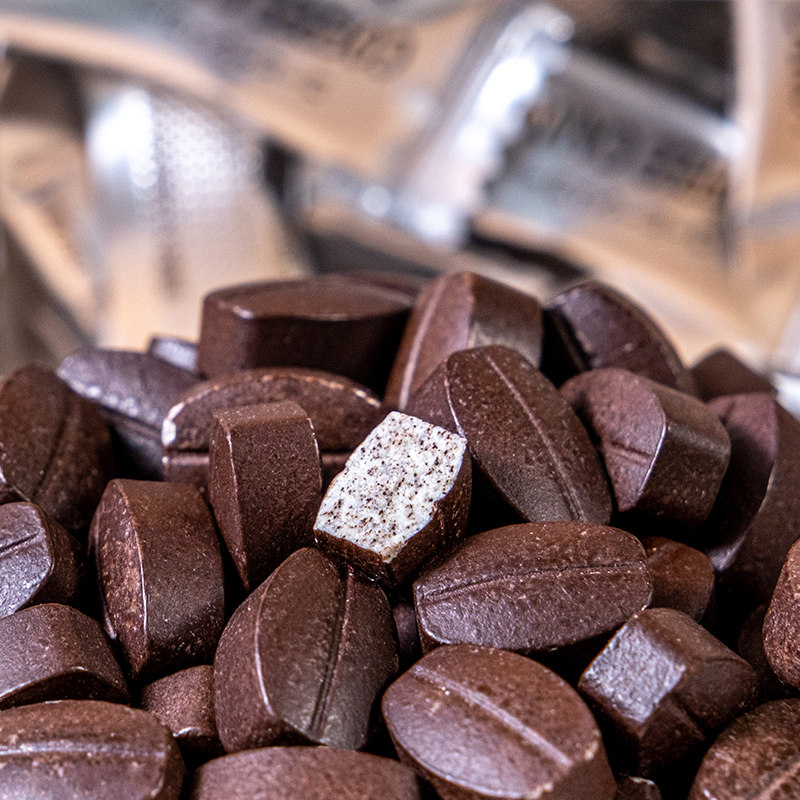 咖啡咖啡糖网红零食可嚼散装糖豆提神硬糖糖果糖果