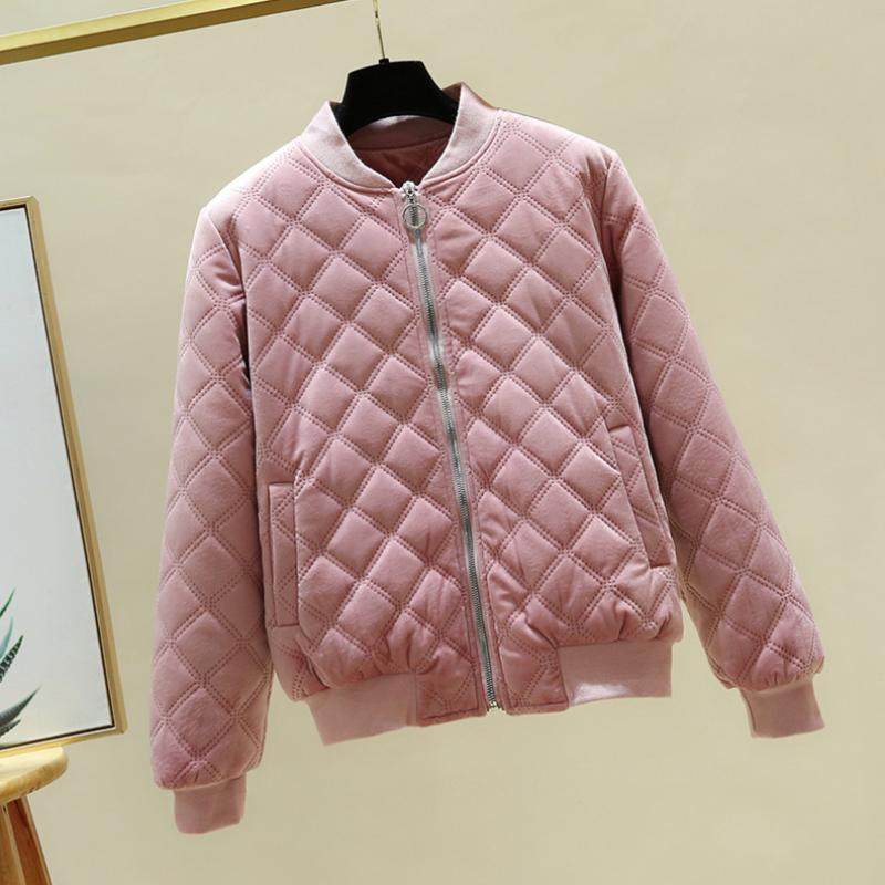 2021新款短款棉衣韩版轻薄短袄子女丝棉棉袄棉衣