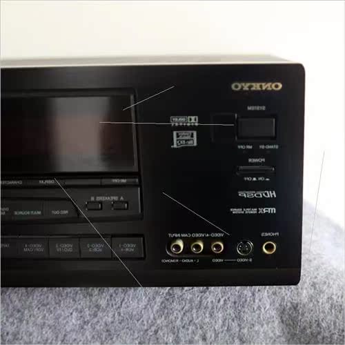 二手原装安桥txds747家用5c1声音音响功放机光纤功放