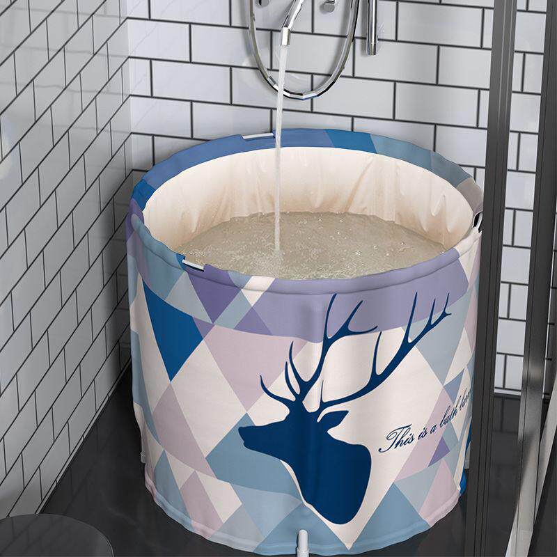 浴桶成人折叠全身泡澡桶加厚洗澡桶神器大人沐浴桶大号儿童洗澡盆