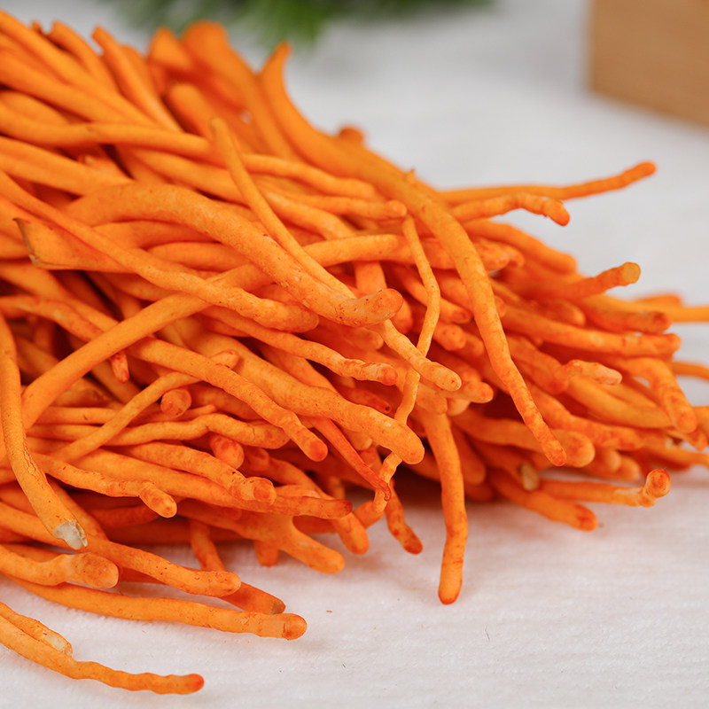 古江新鲜虫草花全孢子头2斤装商超特级营养菌菇虫草煲汤材料食材