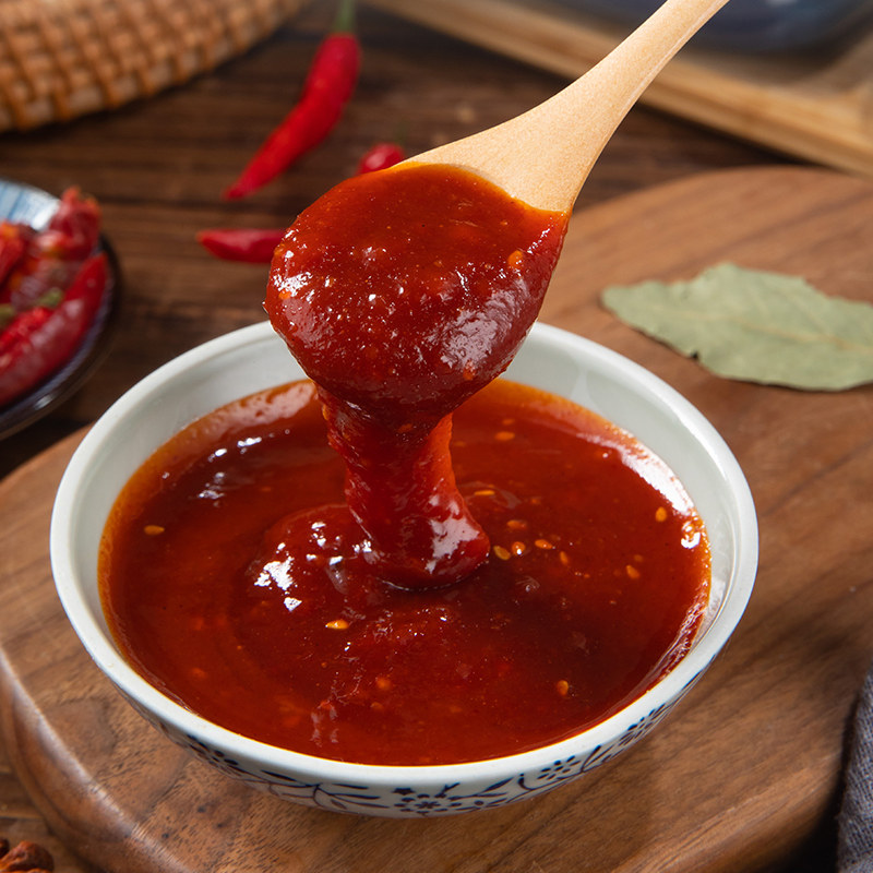 甜辣东北美食韩式拌饭韩国石锅拌饭酱辣味辣椒酱辣椒酱