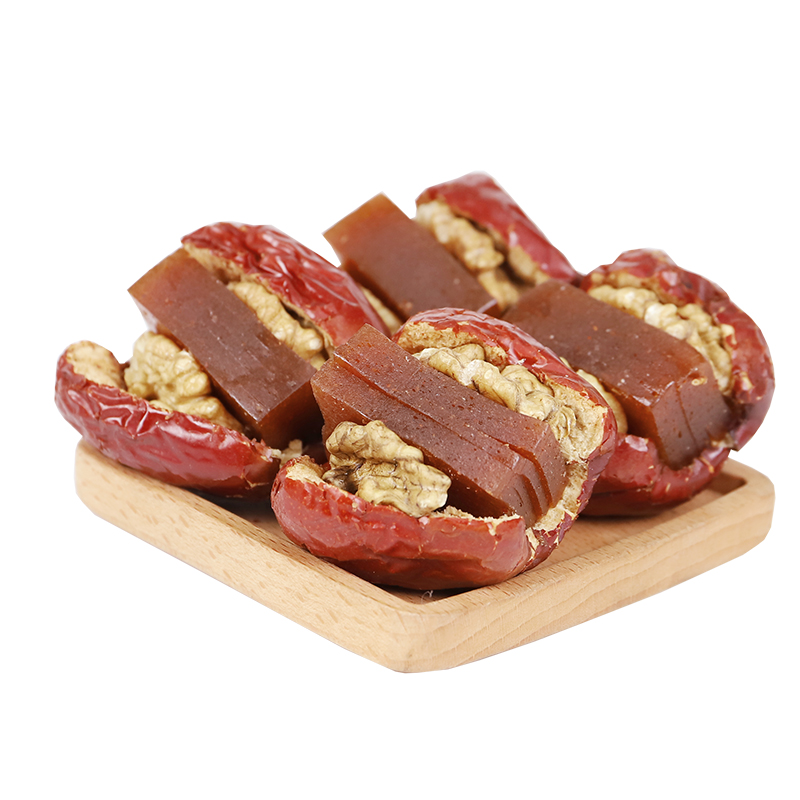 枣夹核桃山楂糕500克新疆大枣夹核桃仁夹心枣抱抱果独立包装包邮