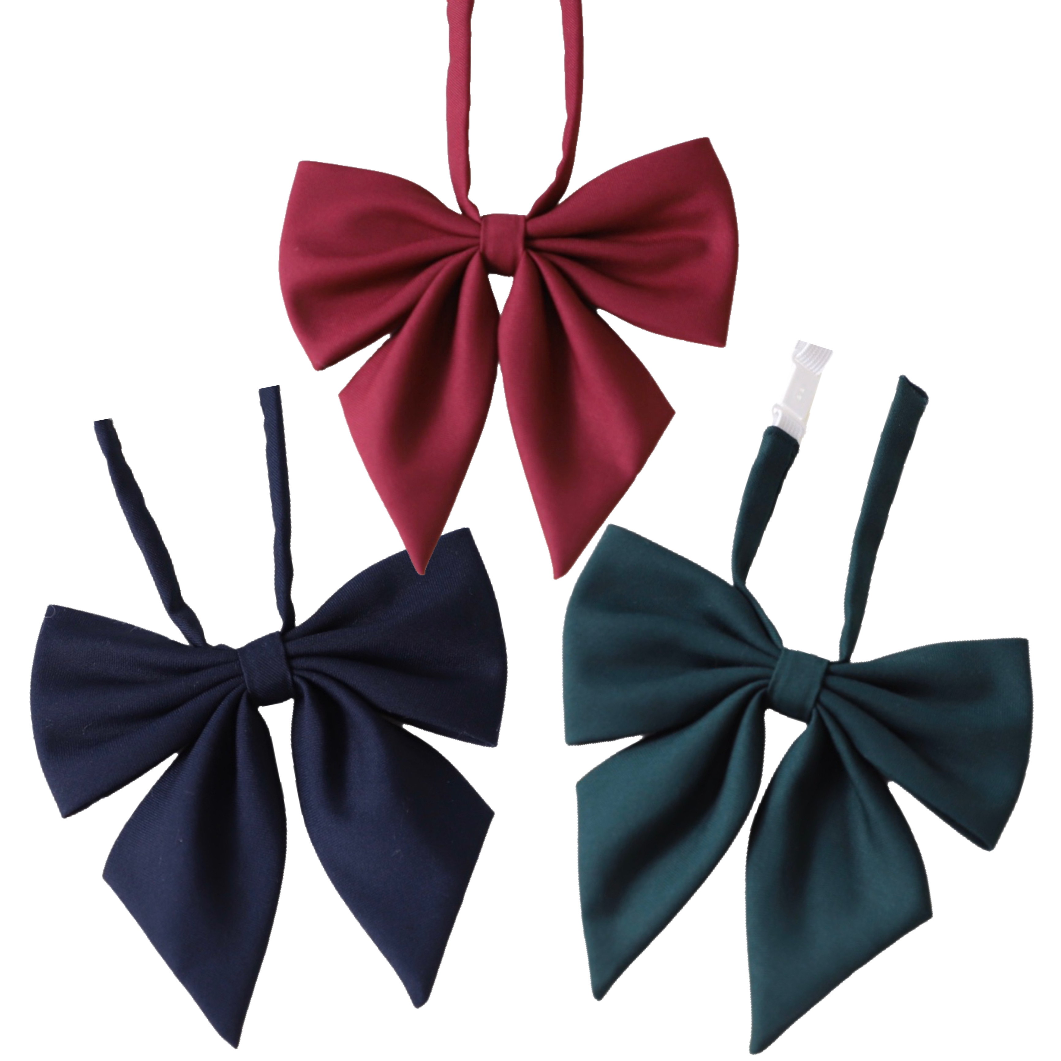 领结纯色jk制服羽根学院衬衫校服配饰百搭领结