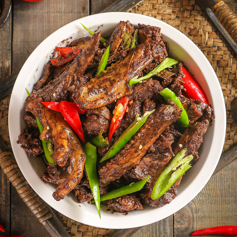 湖南省永州血鸭山茶油特产萍乡芷江宁远私房菜现鸭肉