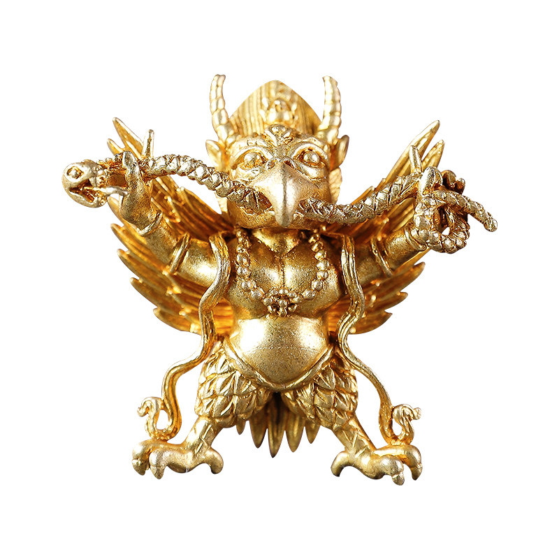 南迦精舍佛教纯铜大鹏金翅鸟密宗尼泊尔男女挂饰项坠
