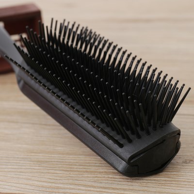 理发店专业九排梳耐高温男士造型梳子卷发排骨梳吹头发定型梳发廊-领