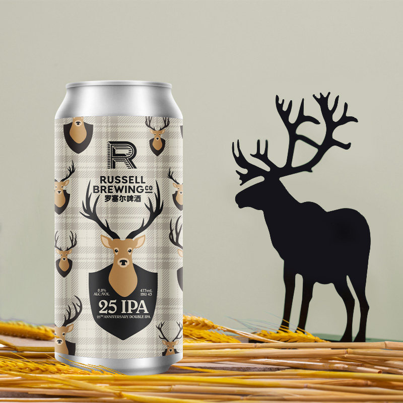 罗塞尔塞尔russell原装进口25周年双料ipa25th啤酒473ml6罐啤酒