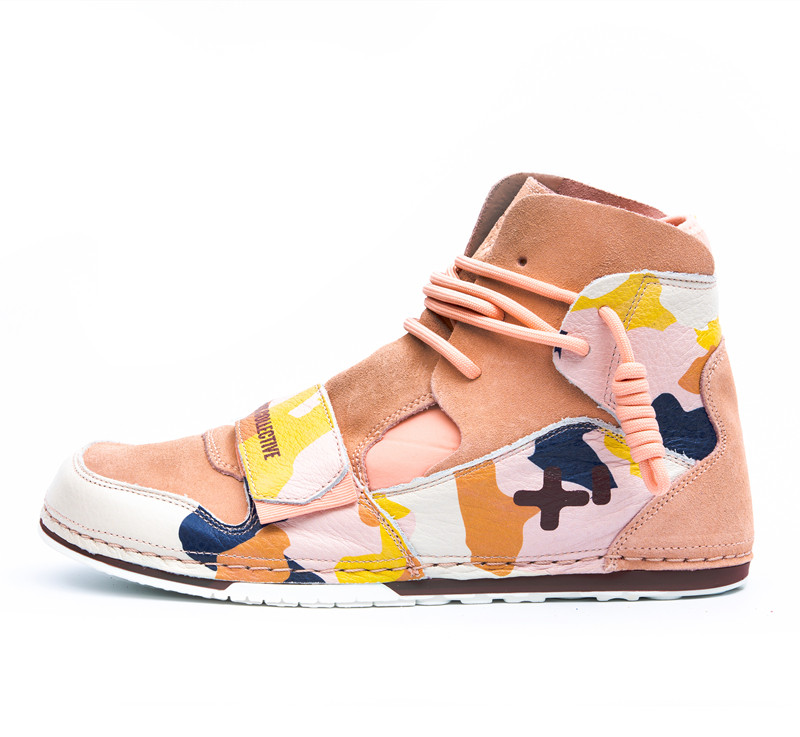 otzshoes美国复古时尚迷彩高大头魔术休闲高帮鞋