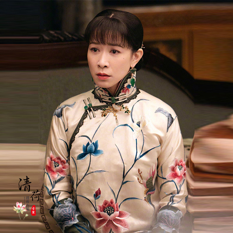 古装影视鬓边不是海棠红同款民国国秀禾服晚清民族服装