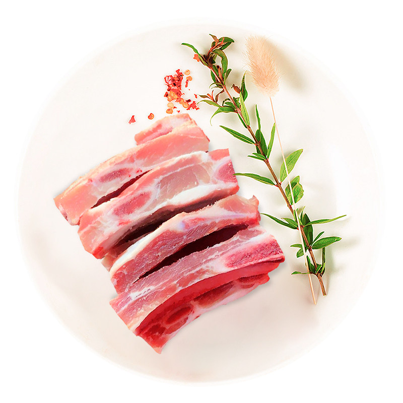 huadong精品猪肋排条2kg带肉多猪排骨猪肋骨净排不含颈骨脊骨