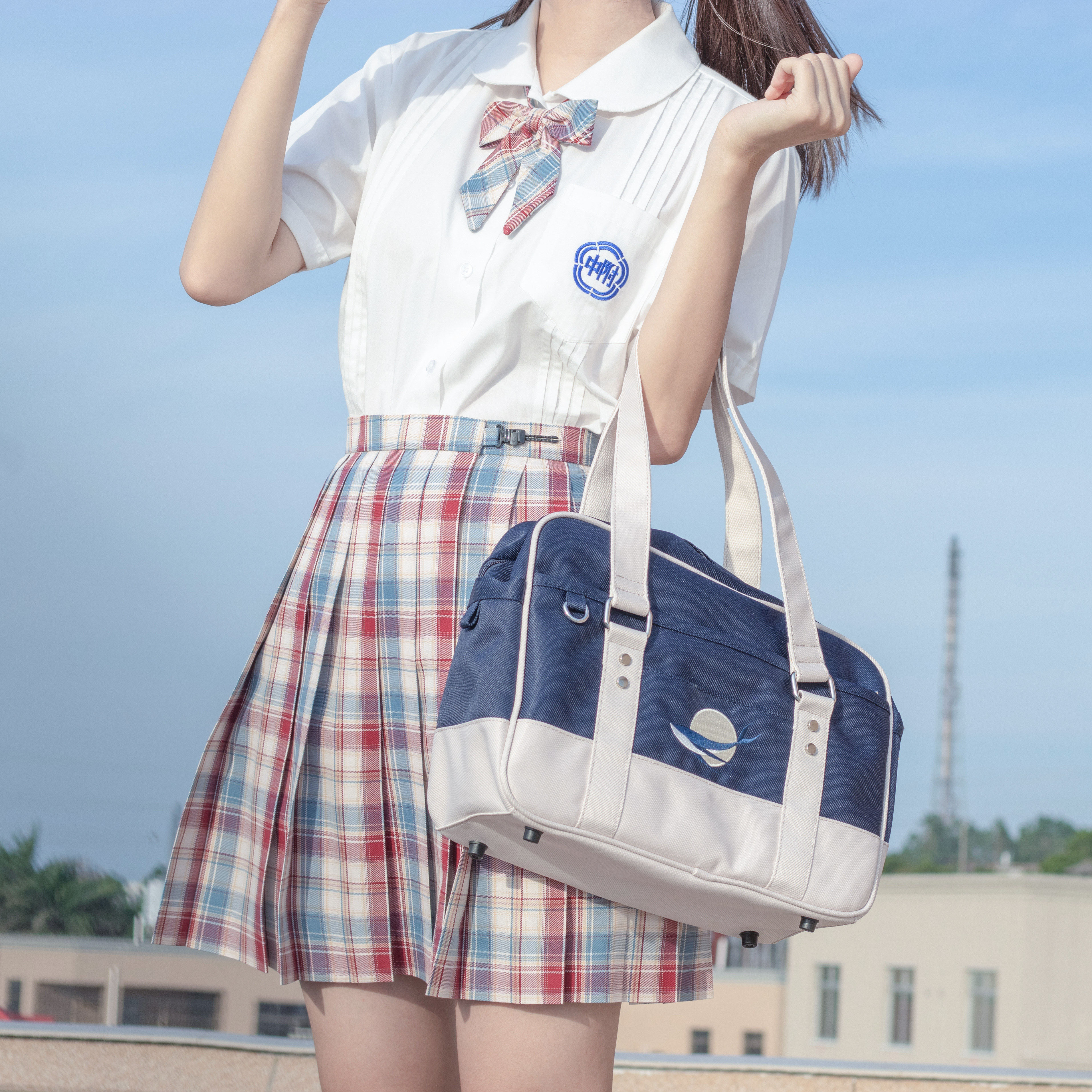 十野便利店爱幻想现货原创日本jk制服百褶裙格裙半身裙