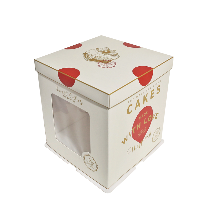 蛋糕开窗网红10寸八寸烘焙慕斯包装盒盒子生日蛋糕点心包装盒