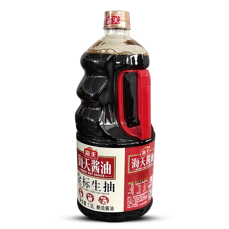 【整箱批】海天金标生抽1.9l*6酿造酱油非转基因炒菜海鲜蘸酱饭店